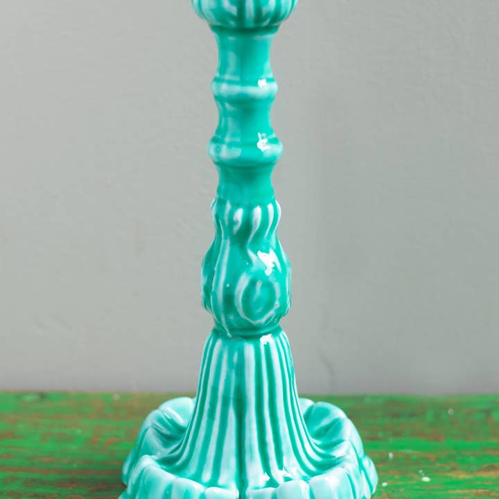 Ian Snow Ltd – wholesale Candle holder – Moulded Metal Ceramic Candle Holders5