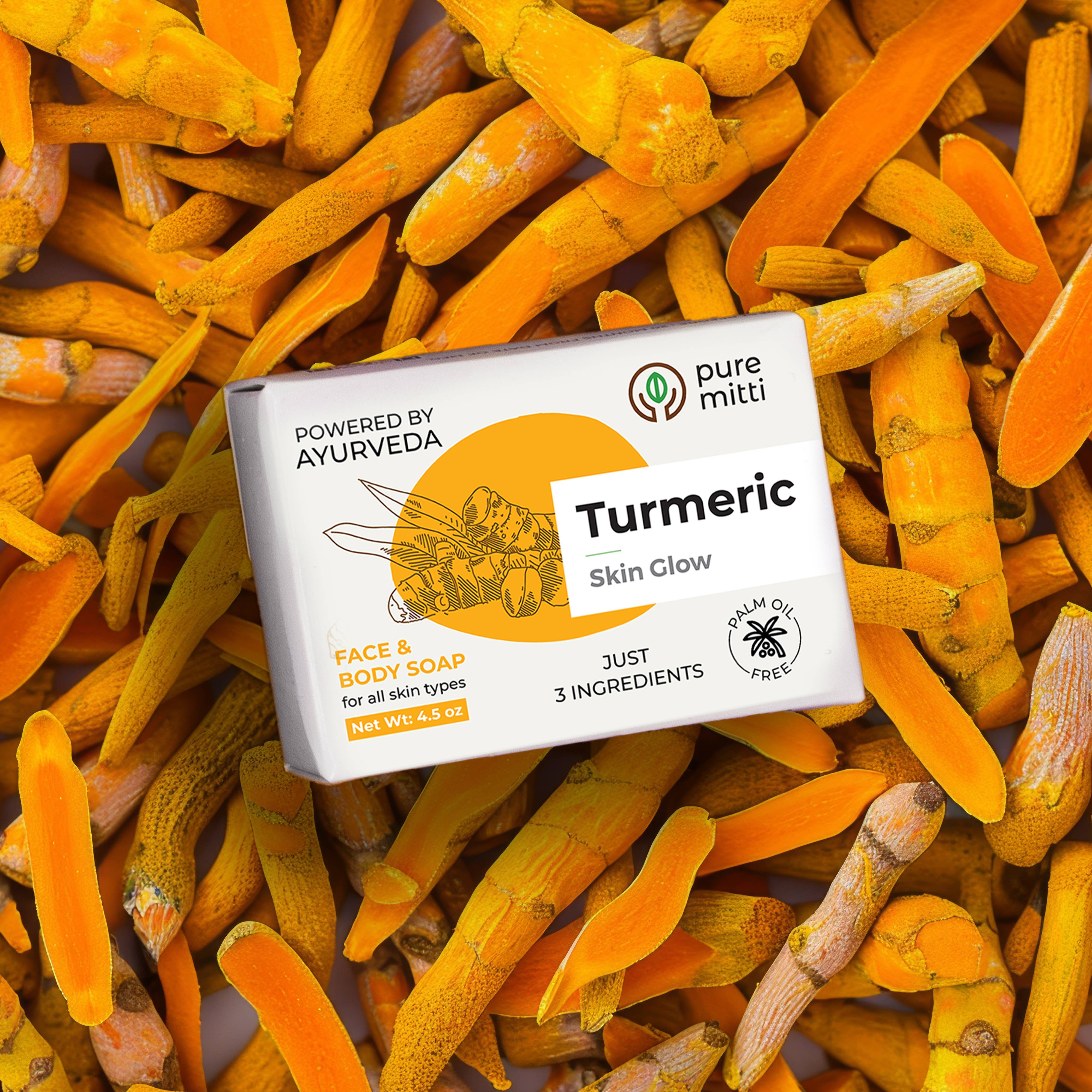 Pure Mitti - Wholesale Bar Soap - Timeless Glow: Turmeric Soap perfect for all ages3