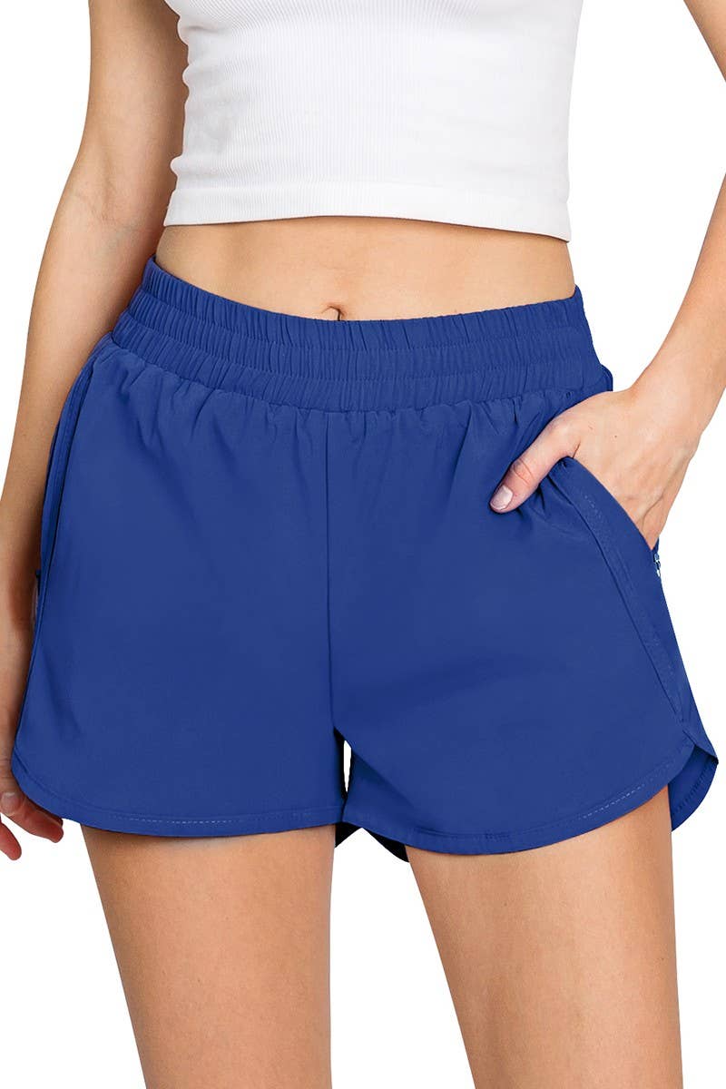 NINEXIS - Wholesale Shorts - Women's - CWBSP152_ZIPPER POCKET DETAILED CASUAL SHORT PANTS9