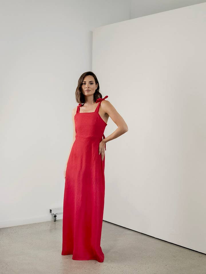 Bowie Dress Long for wholesale by Reverie the Label