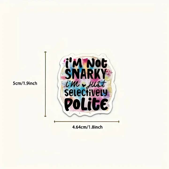 Magnifique Hearts - Wholesale Sticker - Snarky Satirical Doodle Stickers | Laptops, Water Bottles4