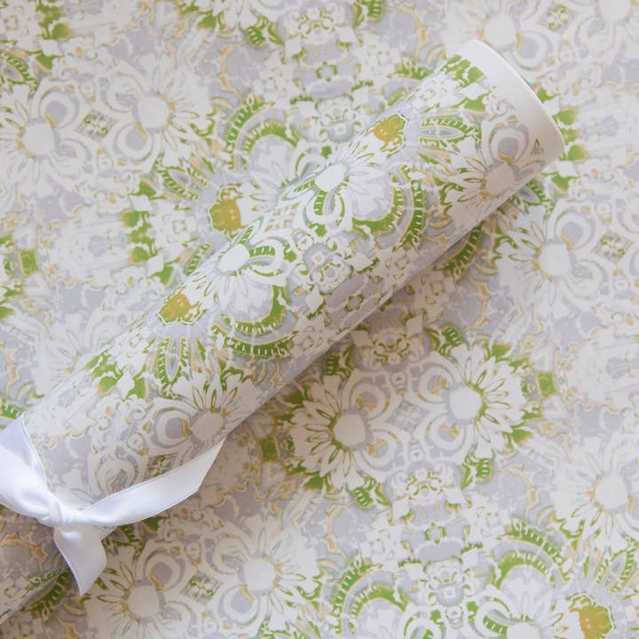 Pearl & Maude Home - Wholesale Wrapping Paper Roll - Wrapping Paper Roll ~ Carmen, Lime Green Gift Wrap
