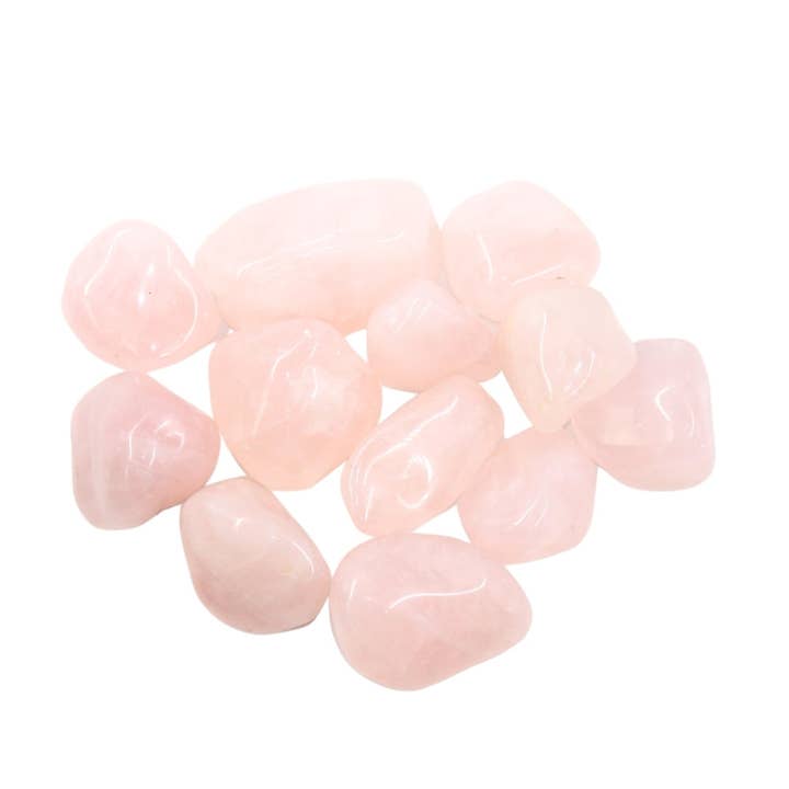 Tumbled Crystal - Rose Quartz, 2lbs for wholesale by Earths Elements Wholesale