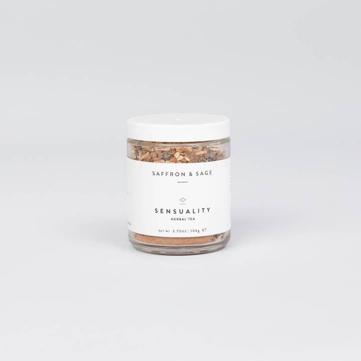 Saffron & Sage Sensuality Tea for wholesale by Saffron & Sage