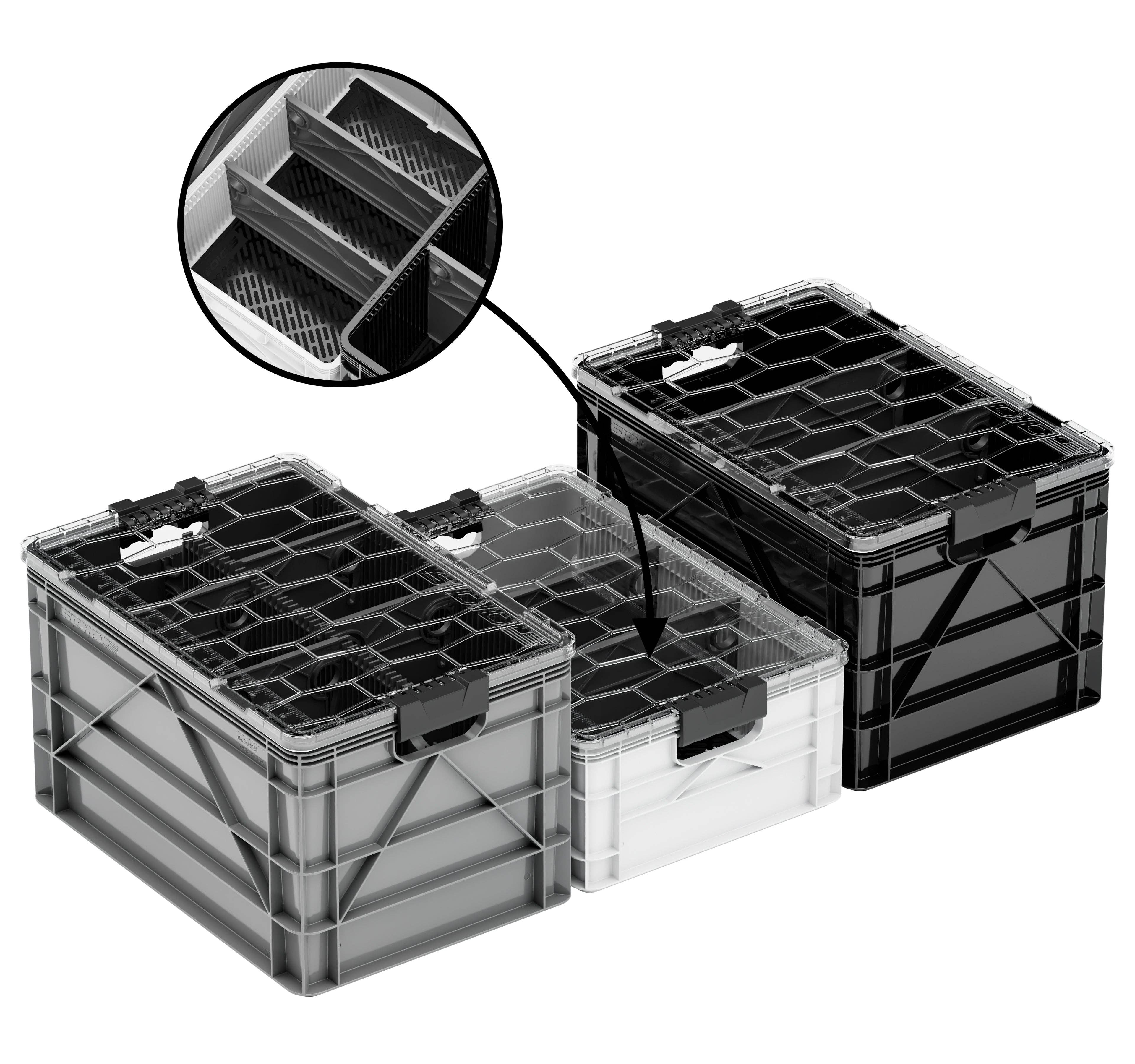 SIDIO - Venta al por mayor Cesta/caja de almacenamiento - Paquete PRO 2.04