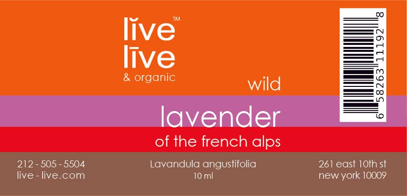 Live Live & Organic - Venta al por mayor Aceite esencial - Aceite esencial de lavanda de los Alpes franceses, 10 ml1