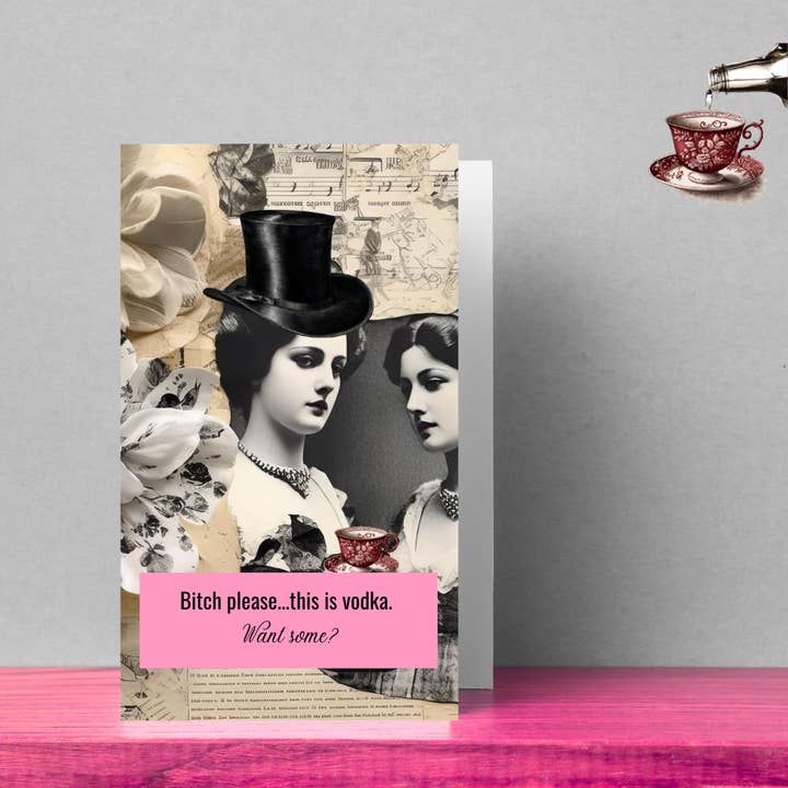 PM Mavens "This Is Vodka" Greeting Card for wholesale by Periphery Mill