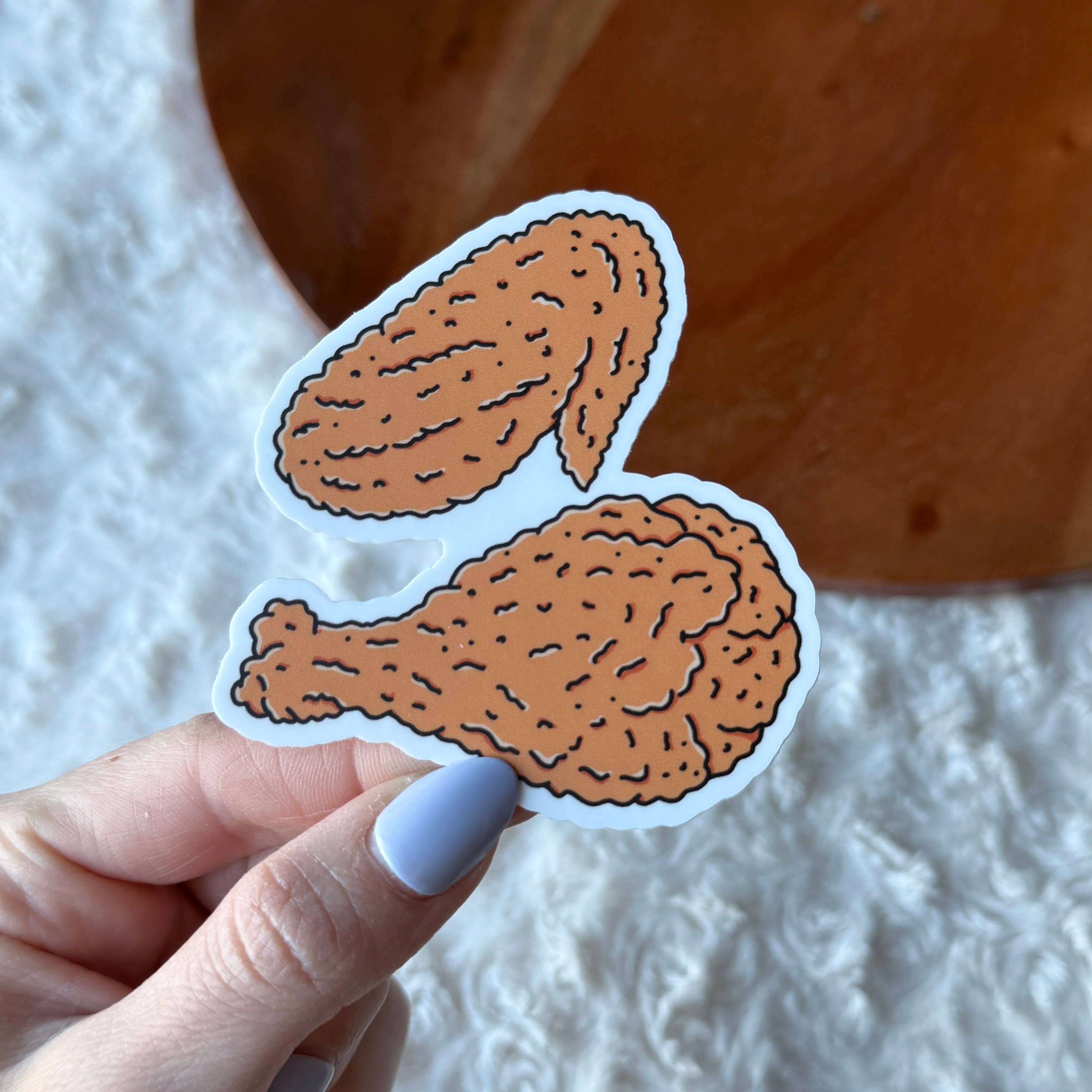 Big Moods - Wholesale Sticker - Fried Chicken Leg & Wing Sticker