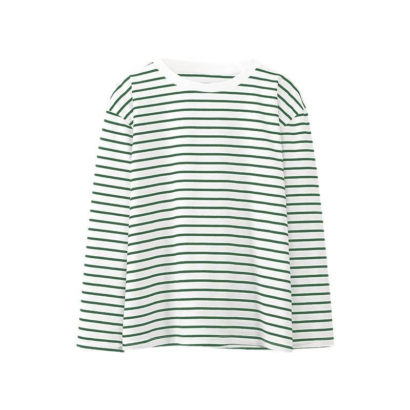 Rosa Clothing - Wholesale T-Shirt - Women's - Crewneck cotton striped T-shirt7