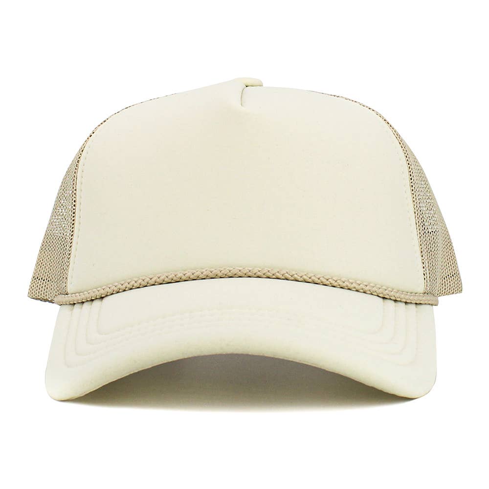 Sensibling Corp. - Wholesale Truckerpet - Dames - Effen tweekleurige truckerpet met mesh achterkant7