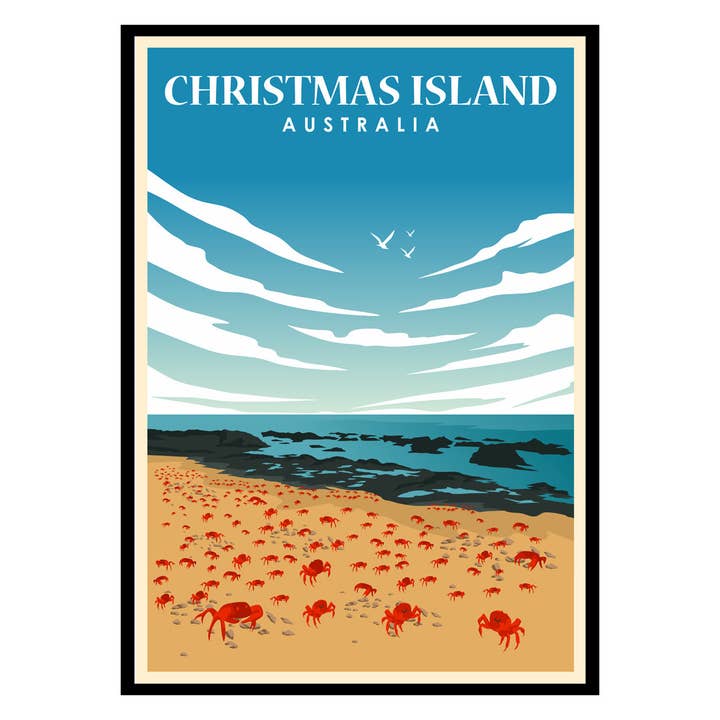 Christmas Island No2 Australia Poster for wholesale by Places of Art