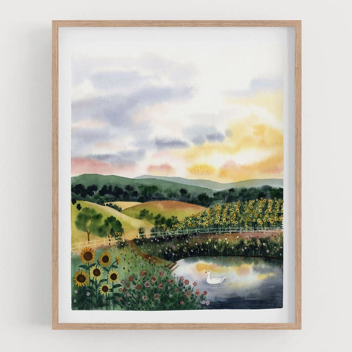 Stampa artistica Fields of Plenty per la vendita all'ingrosso da parte di May We Fly