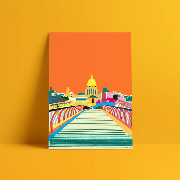 'St. Paul's' Giclée Print for wholesale by RUDE