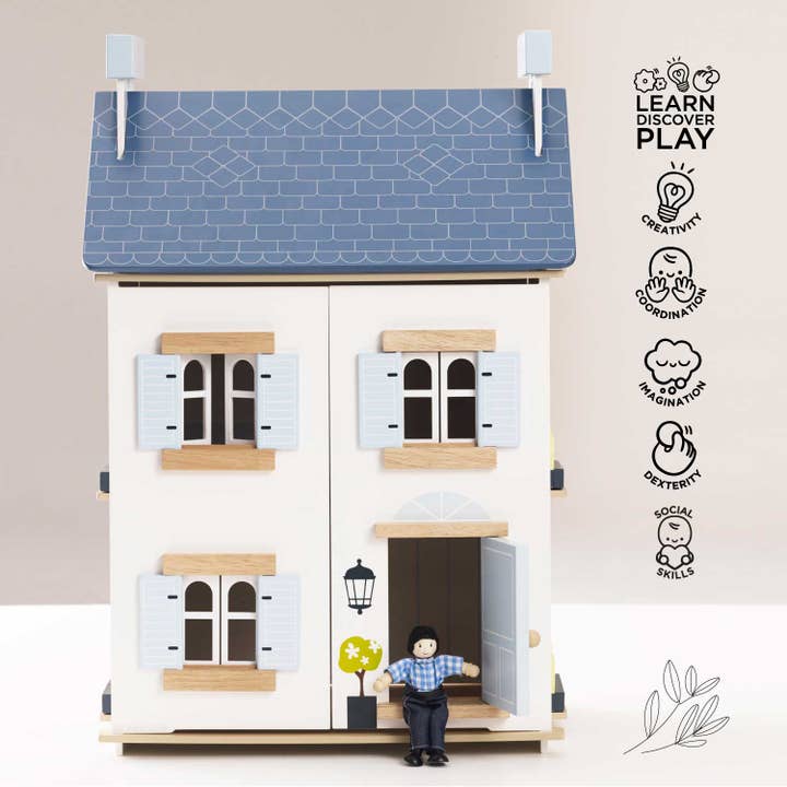 Le Toy Van, Inc. - Wholesale Doll Accessory Kit - Kids - Sky Wooden Dolls House