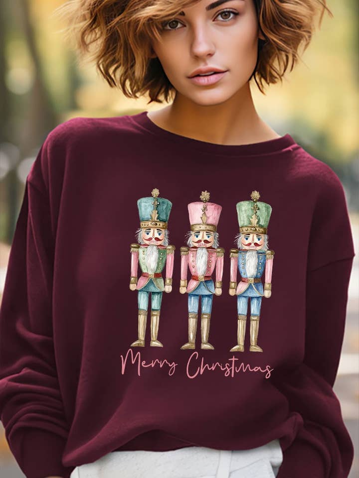 Merry Christmas Graphic Sweatshirts for wholesale by DG WORLD