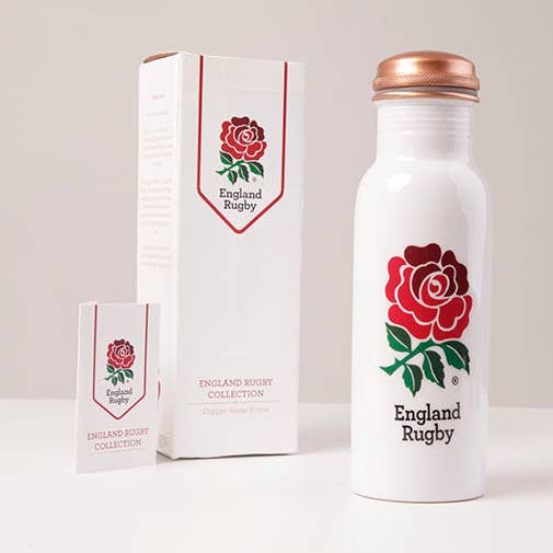 Tilnar Art - Wholesale Water Bottle - England Rugby Copper Water Bottle 750 ml0