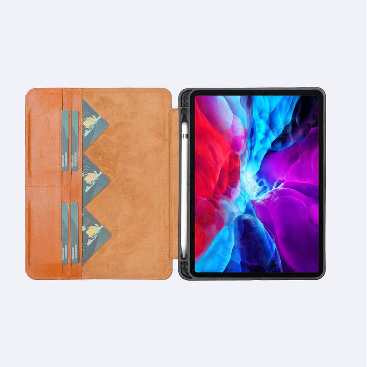 iPad Pro 11" Leather Folio Case (2nd & 3rd gen) for wholesale by OXA LEATHER