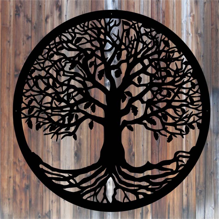 Tree of Life Monogram VI for wholesale by Sea Biscuit Metal Designs