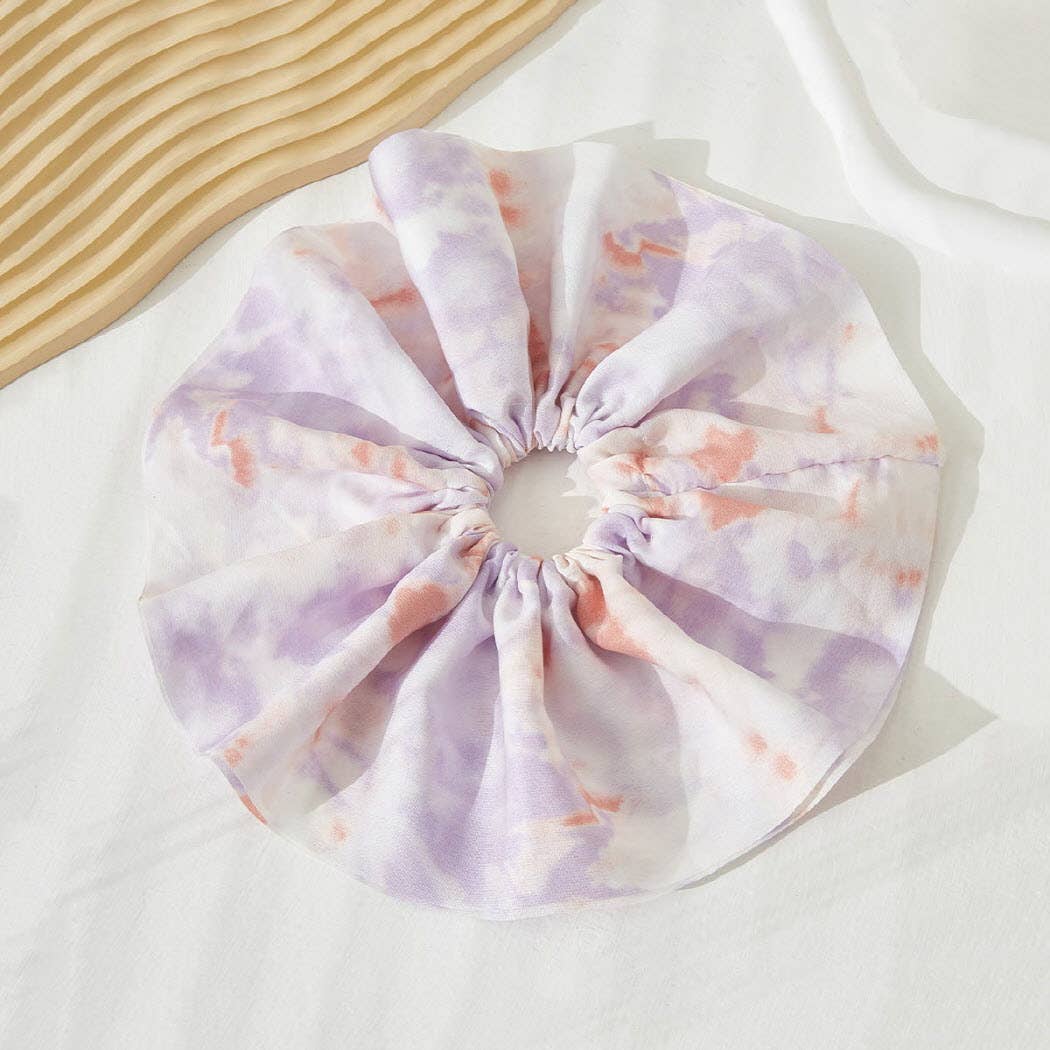 Fashion City - Wholesale Scrunchie - Women's - Tie-Dye Silky Hair Scrunchie8