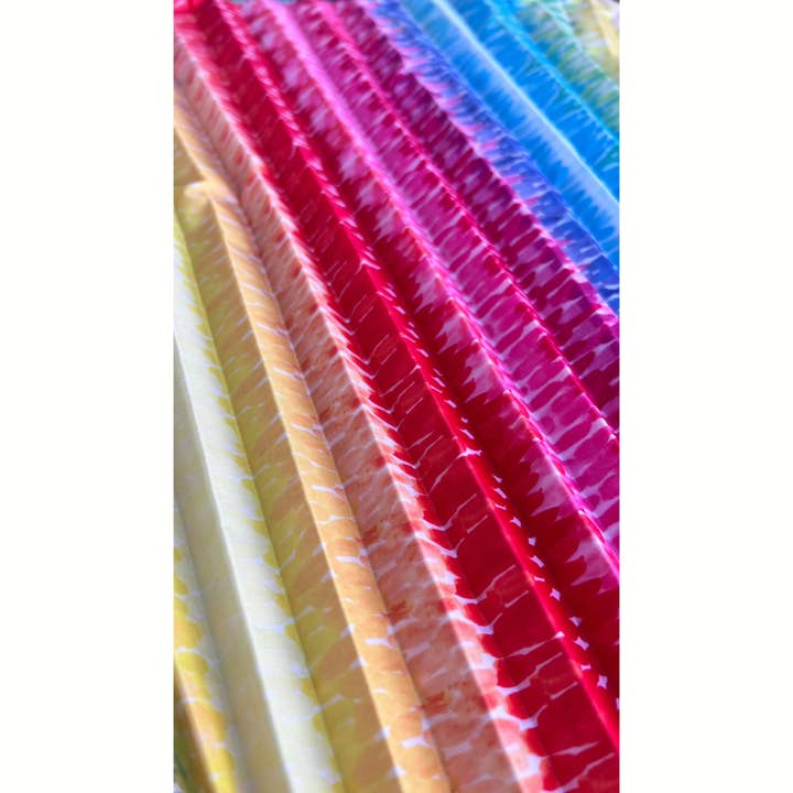 Lordy Dordie - Wholesale Tote bag – Women's - Concertina Pleat Bag - Brushstrokes1