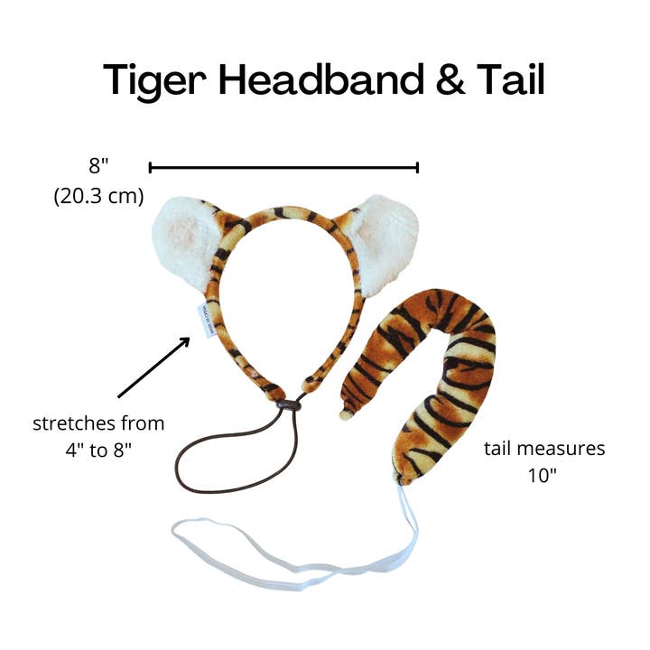 Midlee Designs - Wholesale Pet Costume - Dog - Midlee Tiger Dog Costume Headband (Large)9