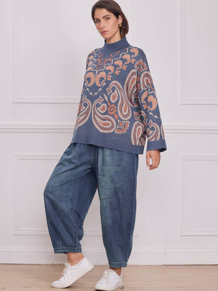 blu X-2507 - Tunica in vendita all'ingrosso su Faire1