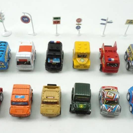 AZ Trading & Imports - Wholesale Toy Car/Truck - Kids - 12 Piece Pull Back And Go Toy Cars1