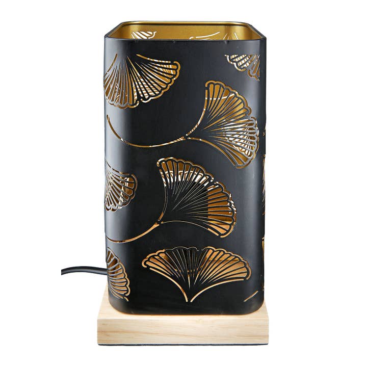 Ginkgo table lamp H.22.5 cm for wholesale by Gilde Handwerk Macrander GmbH & Co. KG