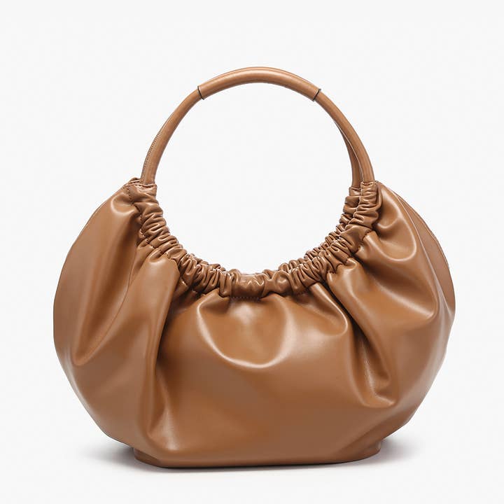 Jen & Co. - Wholesale Shoulder Bag - Women's - M2625 Lena Ruched Shoulder Bag w/ Round Handle