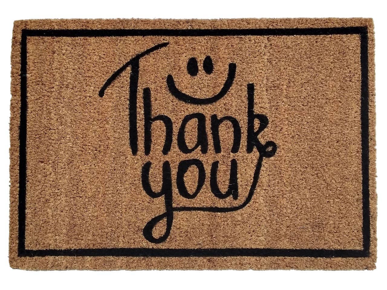 Voglrieder - Vente Paillasson - Paillasson en coco 60 x 40 cm avec motifs pour porte d'entrée2