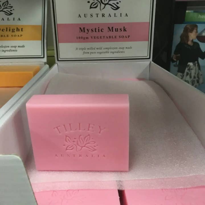 everythingbamboo - Wholesale Bar Soap - 4 Pieces Tilley Soaps 100gm Tilley Australia Hand Made Natural Vegetable Soap