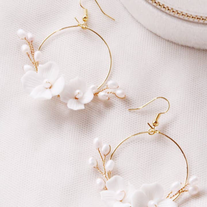 Lily in love - Wholesale Dangle Earrings - “Selene” wedding bridal earrings0