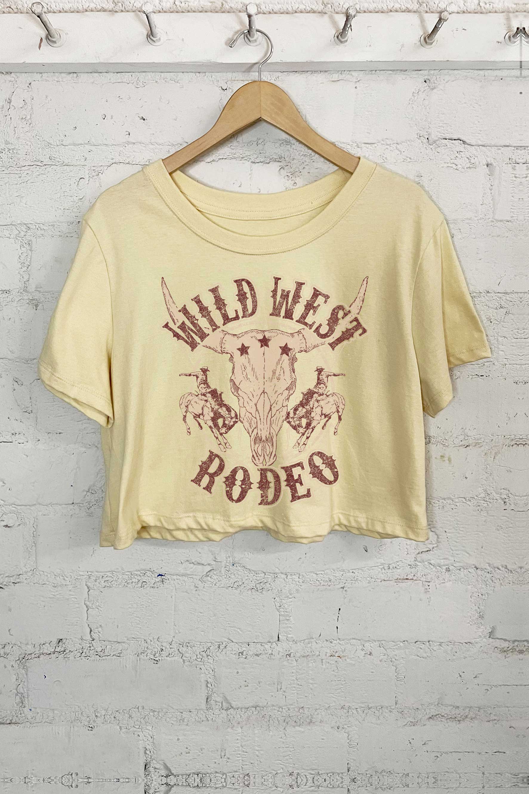 Rustee Clothing - Wholesale Screen Printed T-Shirt - Women's - Wild West Rodeo0