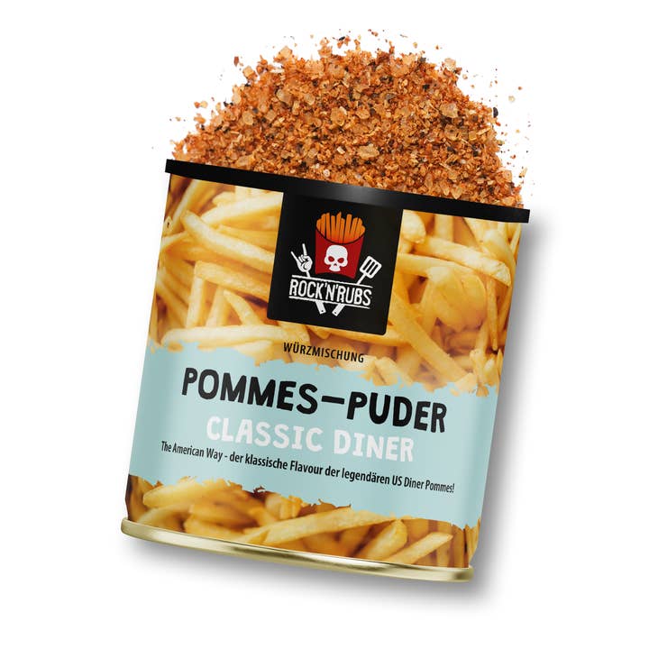 Poudre de pommes - Diner classique pour la vente par Rock'n'Rubs