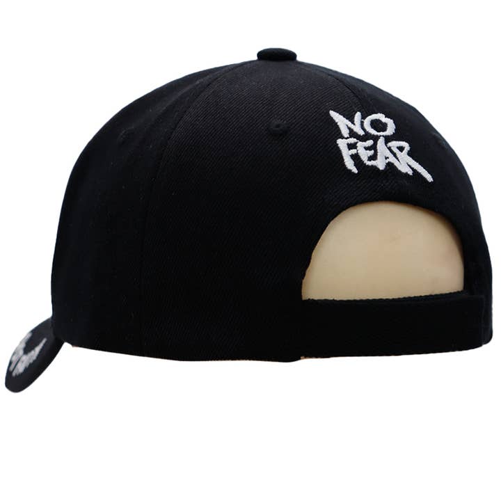 Cap Zone - Wholesale Baseball Cap - Unisex - No Fear Got Faith Twill Velcro Back Baseball Cap
