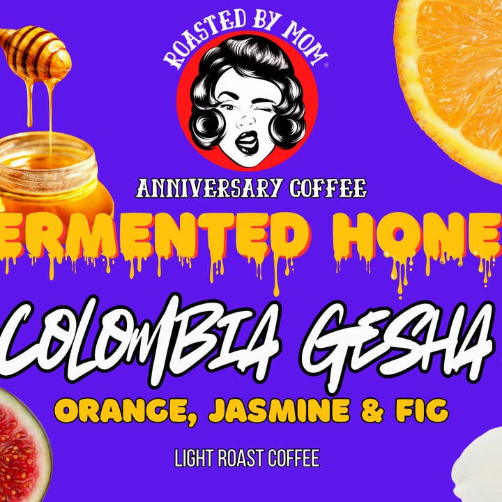 Colombia Fermented Honey Gesha for wholesale by Roasted By Mom Coffee