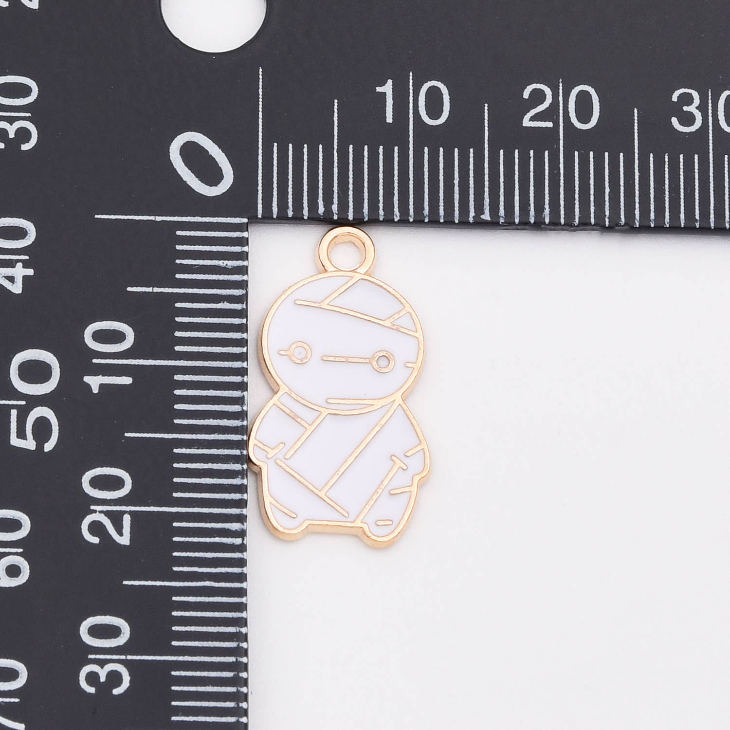 findings4uGem – wholesale Hänge-/berlockhalsband – Guldpläterad Emalj Halloween Fint Berlockhänge, CP215017