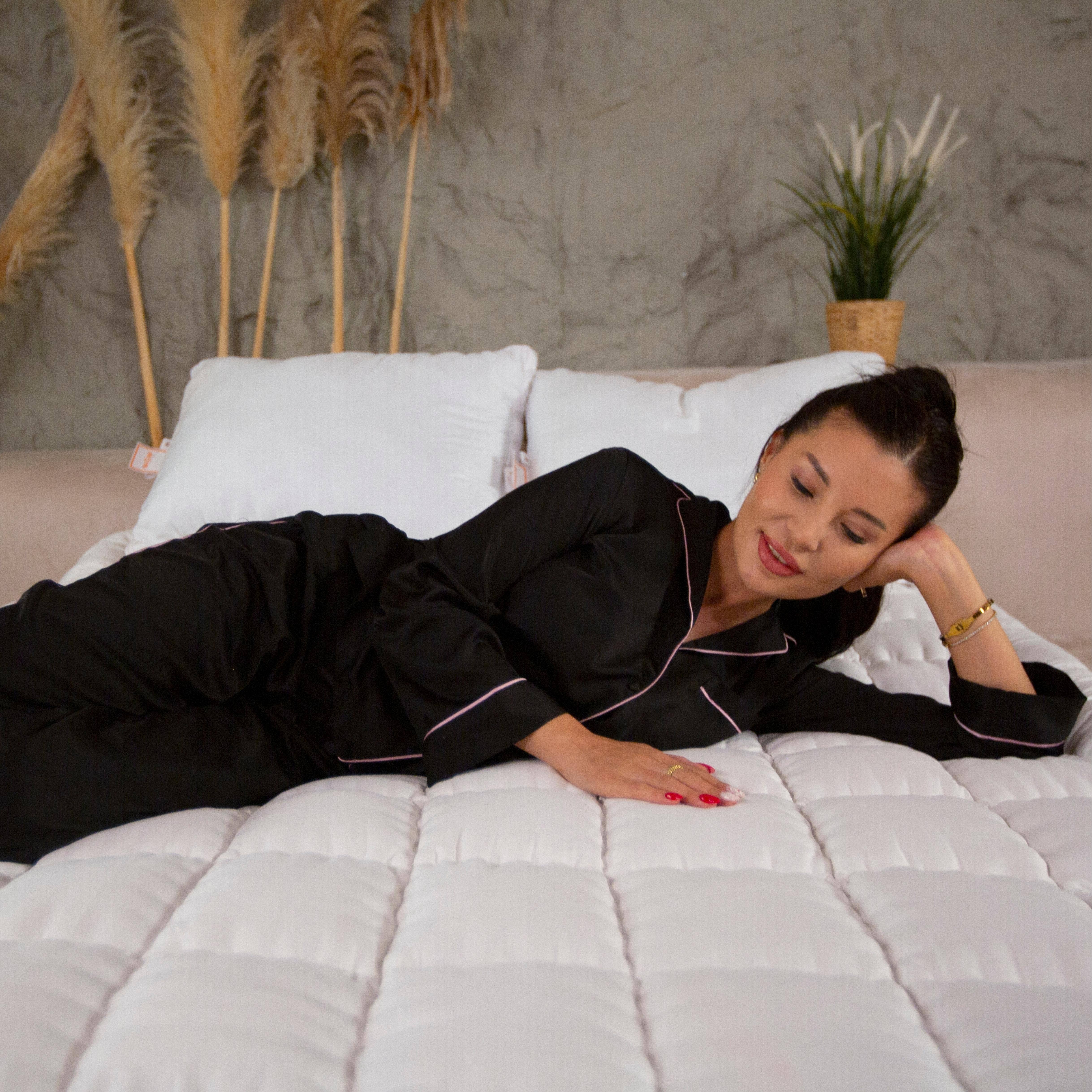 WowFuton – wholesale Madrasskydd – 100% ekologisk Alpacka ull Kuddmadrass Topper 2"6