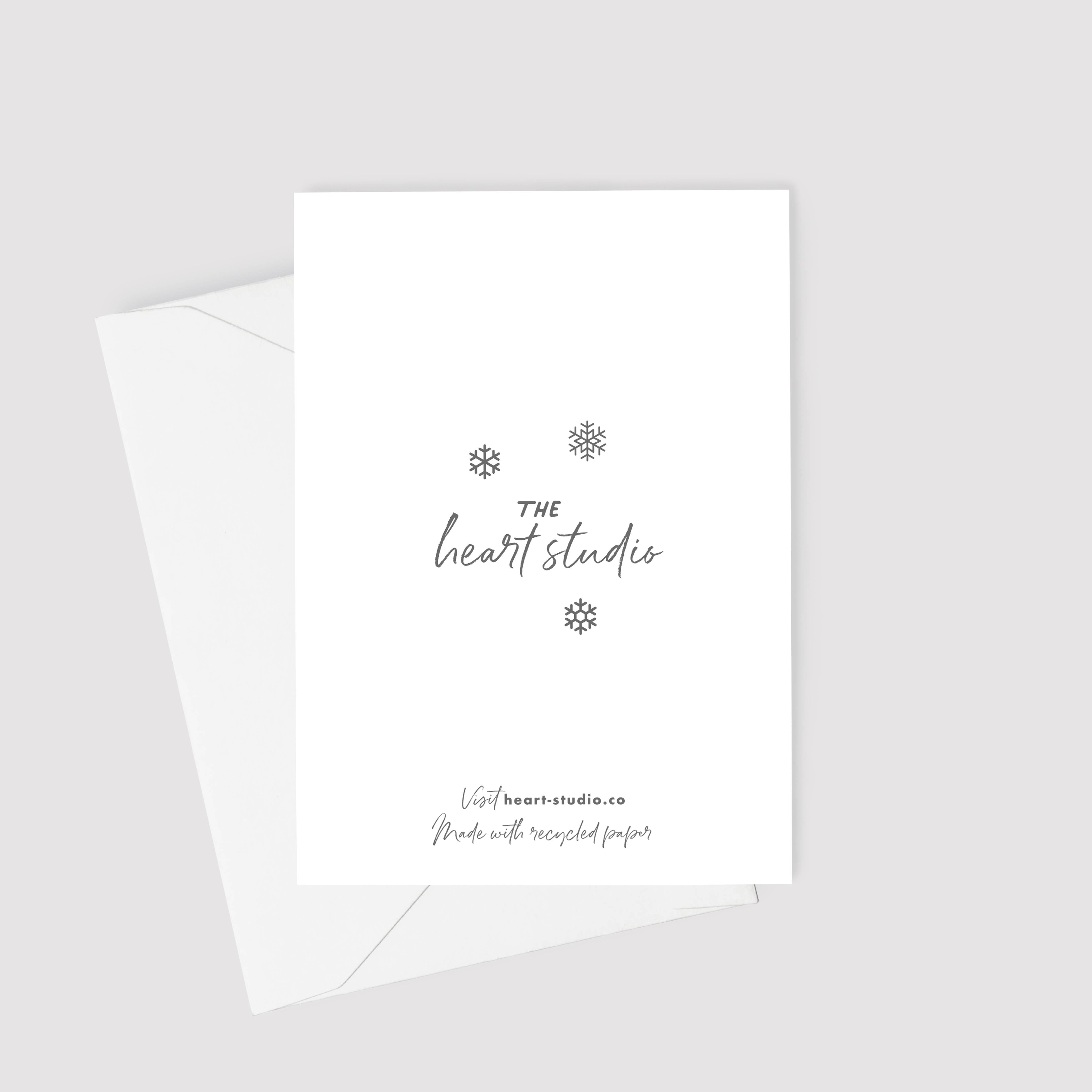 The Heart Studio – Engroshandel Årstidshilsenkort – Hallmark Rom Com Glad Holidays Pink Card1