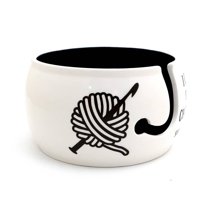 Lenny Mud - Wholesale Knitting/Crochet Supplies - I Crochet So I Don't Choke People Yarn Bowl2