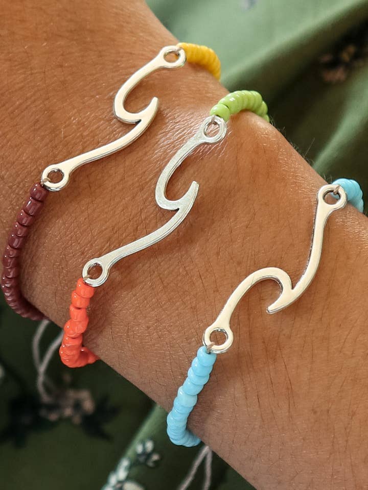 Samudra Wave Charm Pärlarmband för wholesale av Bali Soul