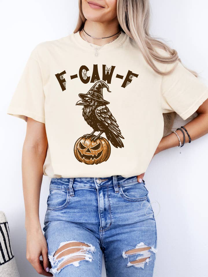 F-Caw Graphic Tee for wholesale by CMD Wholesale