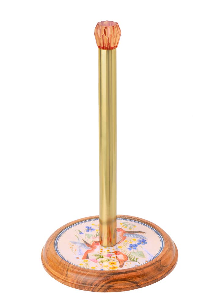 Zangvogel Tuin Emaille Keukenrolhouder voor wholesale door Tiramisu