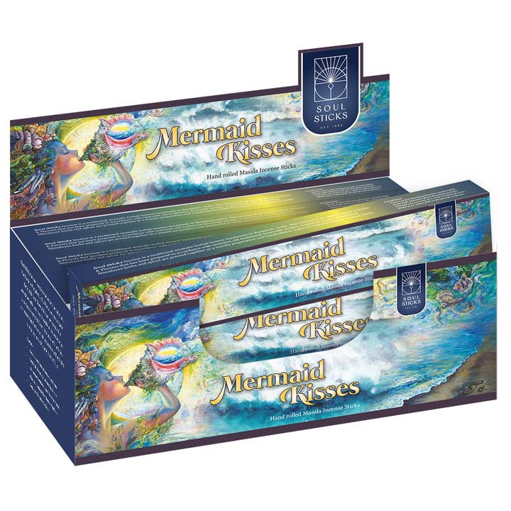 Soul Sticks - Mermaid Kisses Masala Incense Sticks (12) for wholesale by Designs by Deekay Inc.