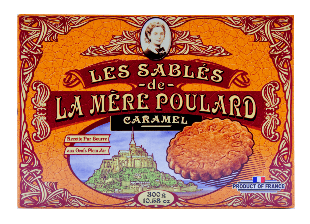 Biscuiterie La Mère Poulard - Vente Biscuits - Boîte carton Collector sablés caramel 300g1