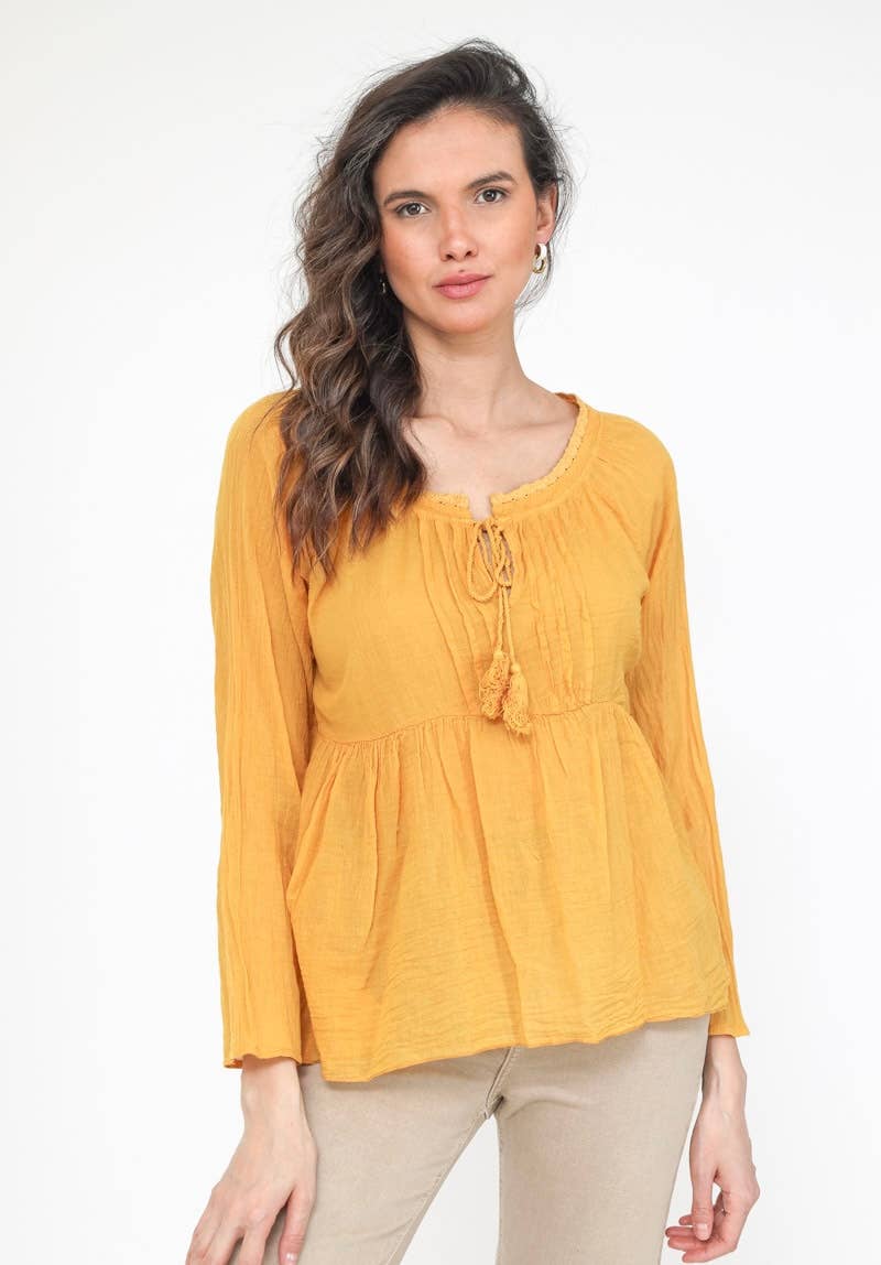 LINEN & COTTON HOUSE - Wholesale Blouse - Women's - 10074 SPRINT SUMMER CLOTHING COTTON BLOUSE8