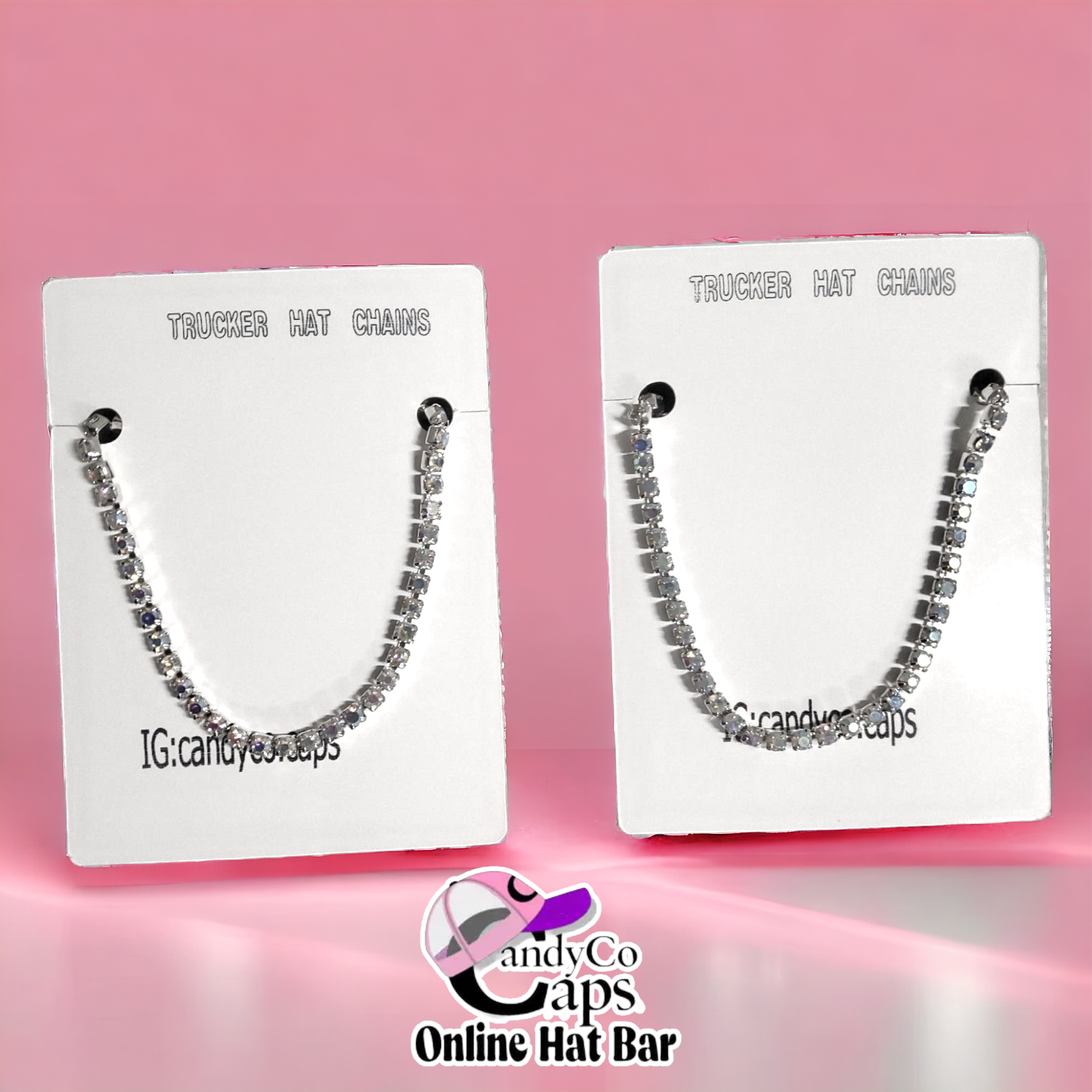 The Candy Collections - Wholesale Hat Accessory - Women's - Online Trucker Chain hat bar personalization supplies brooch6