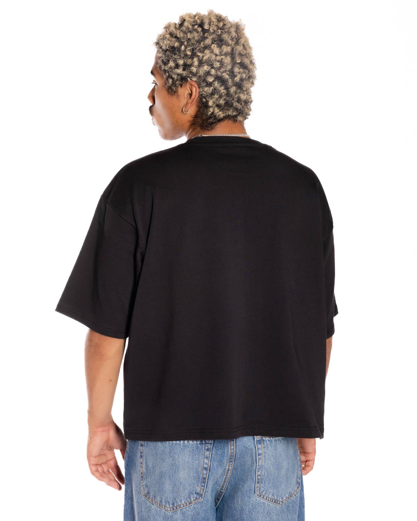 Generation XYZ - Wholesale T-Shirt - Men's - Premium Crop Boxy T-Shirt [HF-1510]2