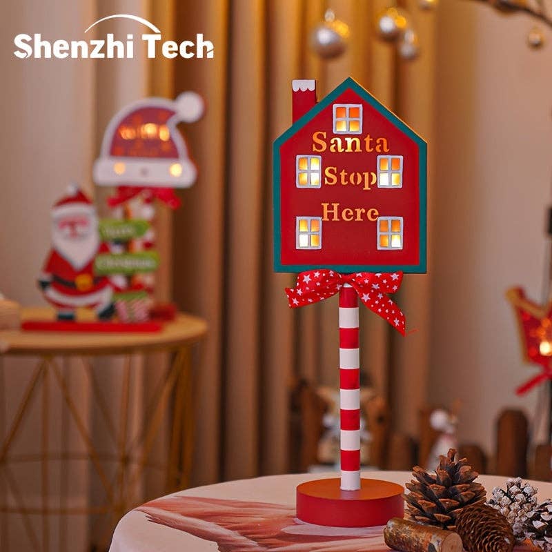 Super Santa - Wholesale Christmas Decoration - LED Sign | Warm White Light | Christmas1
