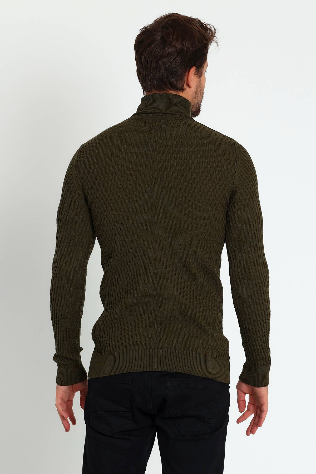 JU GROUP - Wholesale Knit Sweater - Men's - 1640 - MEN'S TURTLENECK SWEATER5